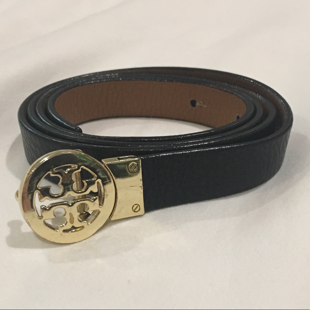 Tory Burch reversible logo belt